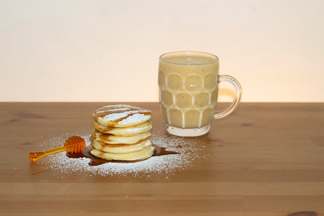Pancakes and milkshake